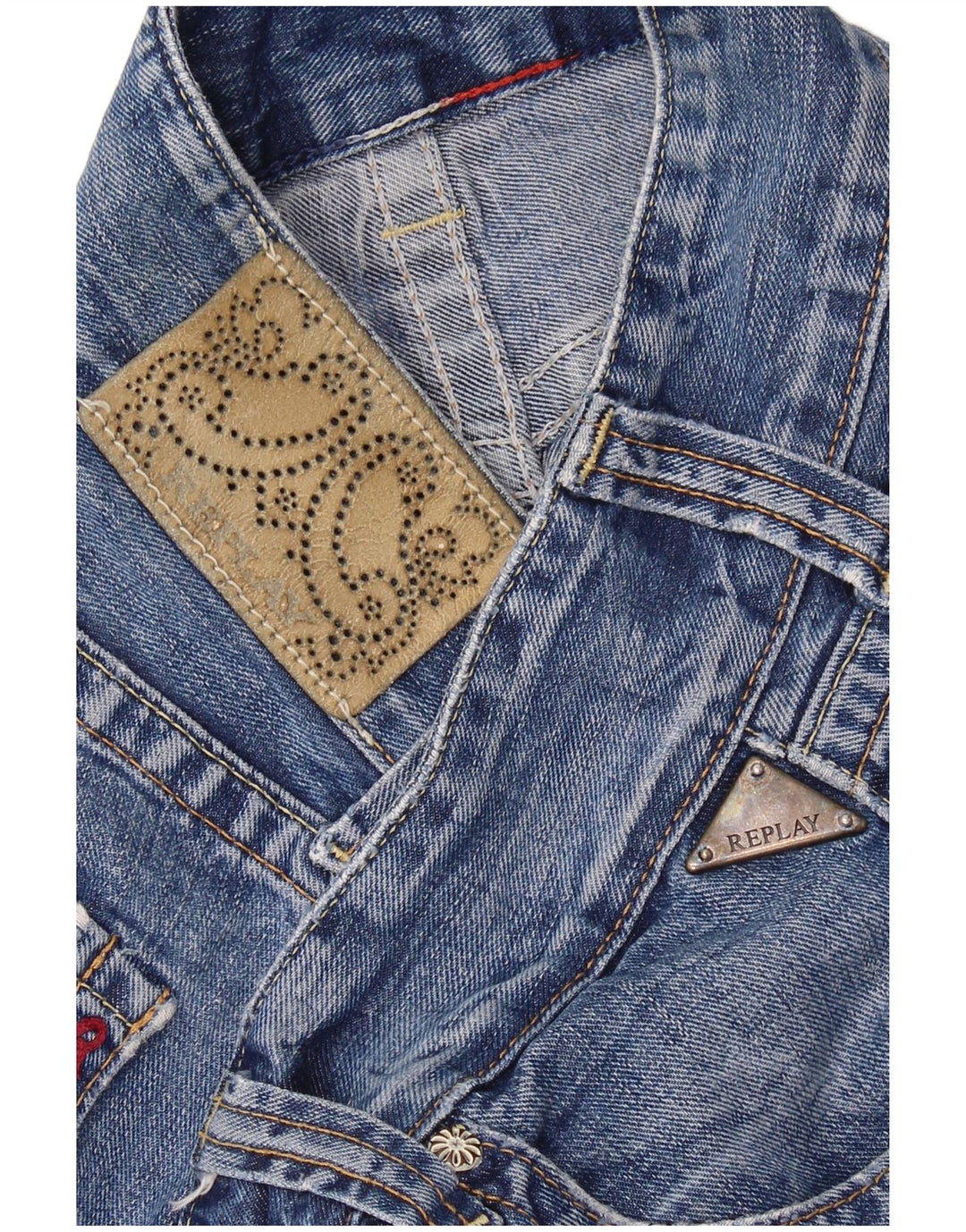 Женские прямые джинсы REPLAY Swenf Ani W30 L31 синие