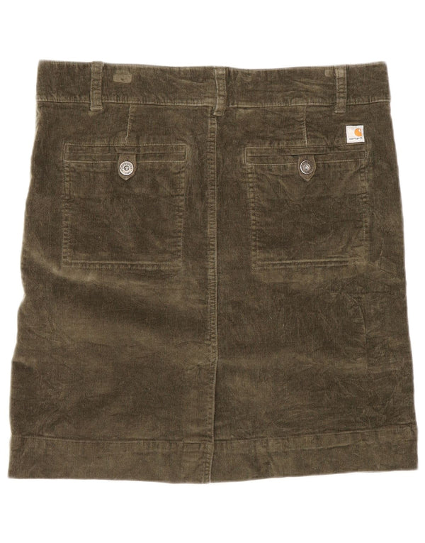 Женская вельветовая юбка Carhartt US 8 Medium W32 Хаки Хлопок