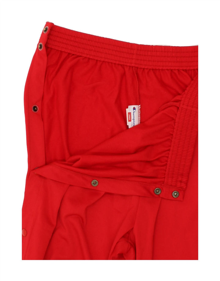CHAMPION Girls Tracksuit Trousers 15-16 Years Large Red Polyester Vintage Champion and Second-Hand Champion from Messina Hembry 
