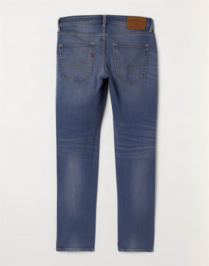 Мужские джинсы Grover Slim W33 L29 Replay, синий хлопок