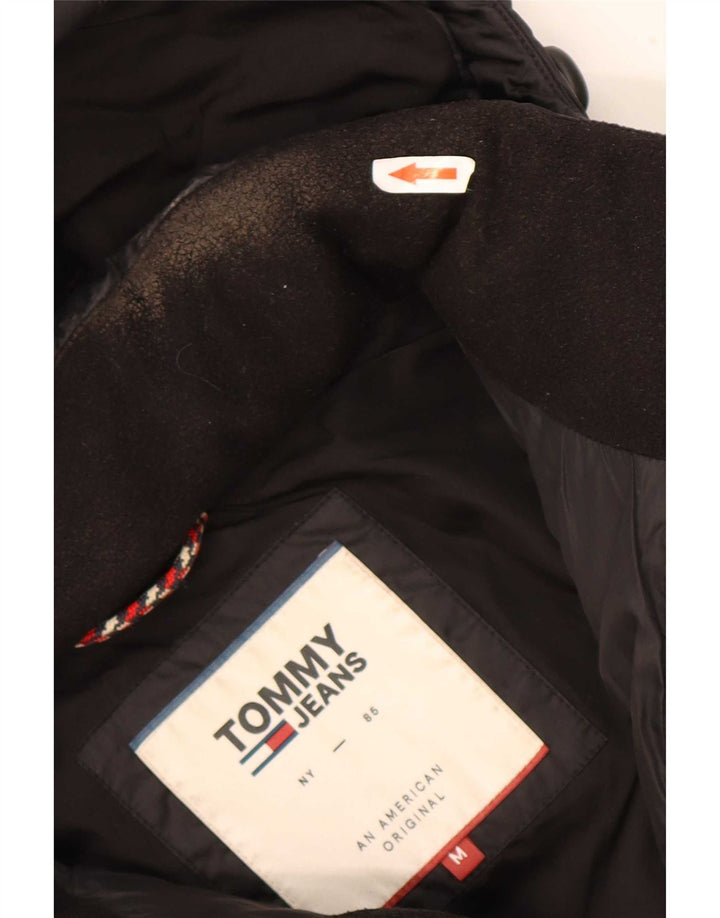 Мужская стеганая куртка с капюшоном Tommy Hilfiger UK 38 средний черный