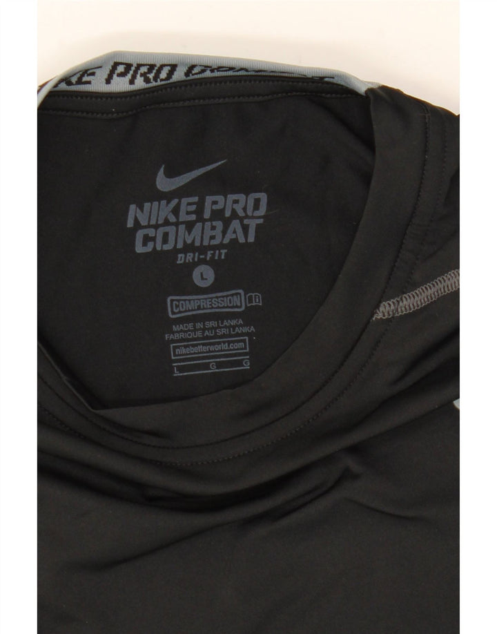 Мужская футболка с рисунком NIKE Dri Fit, большой черный цвет
