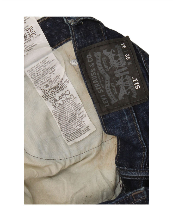 Мужские джинсы Levi's 511 Slim W32 L30 синие, хлопок
