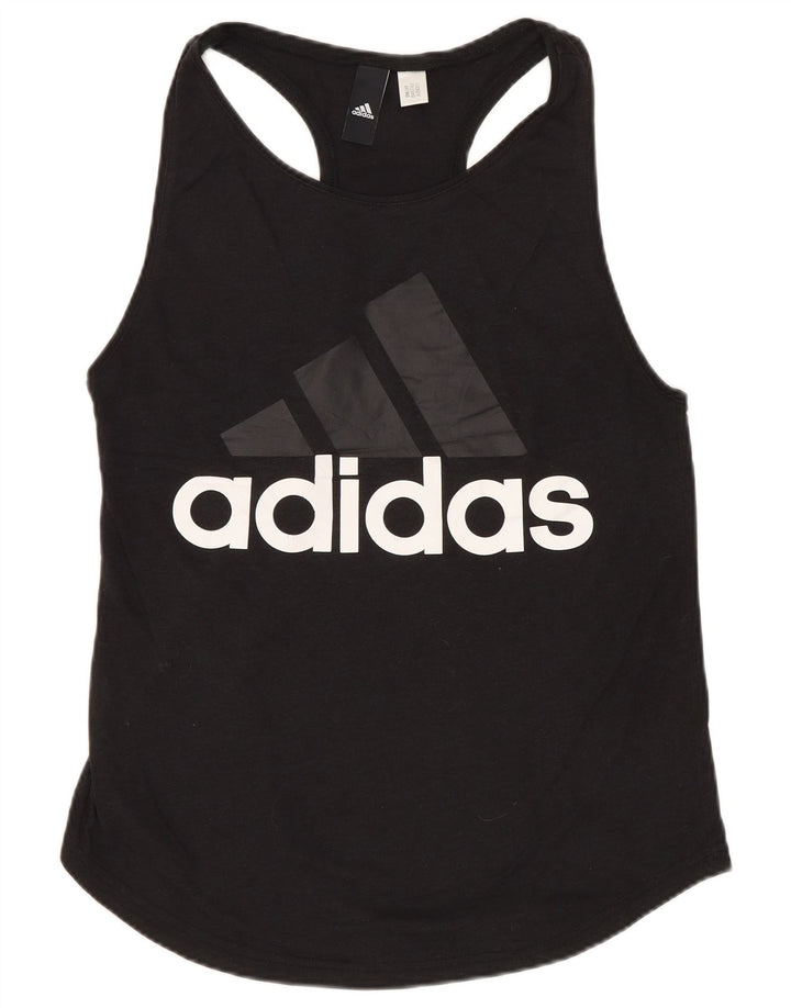 Женский жилет с рисунком ADIDAS Top UK 8, маленький черный