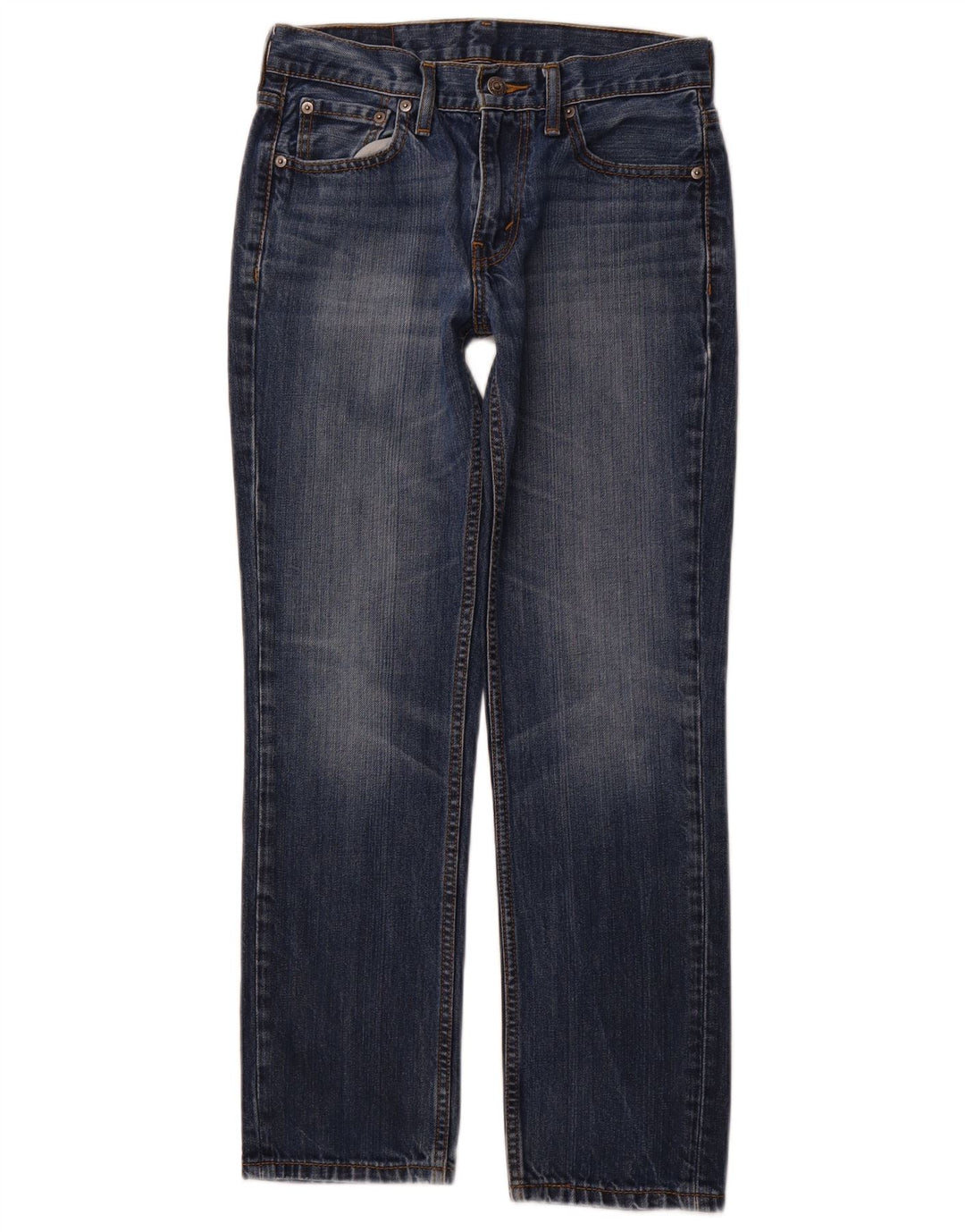 Мужские прямые джинсы Levi's W29 L30 синие, хлопок