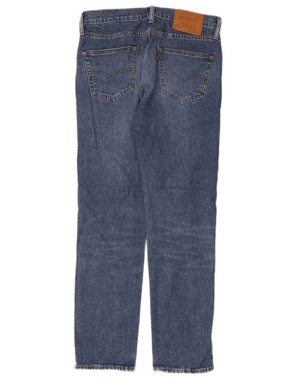 Мужские узкие джинсы Levi's W29 L30 синие, хлопок