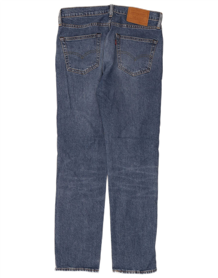 Мужские узкие джинсы Levi's W29 L30 синие, хлопок