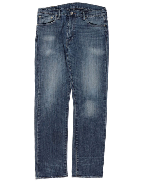 Мужские прямые джинсы Levi's 504 W33 L30 синие
