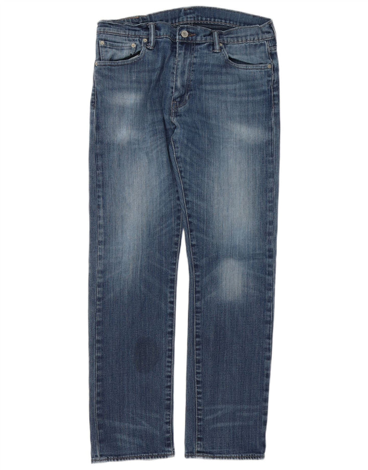 Мужские прямые джинсы Levi's 504 W33 L30 синие