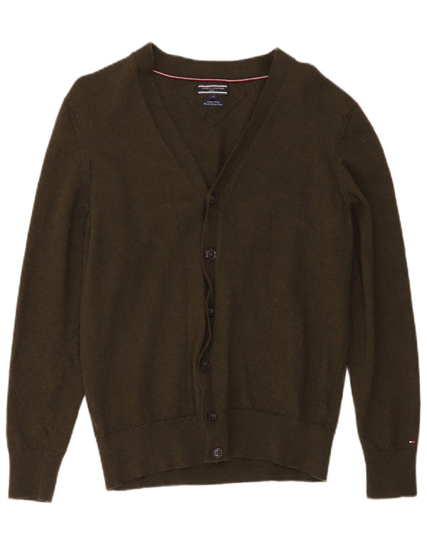 Женский кардиган Tommy Hilfiger UK 18 XL, шерсть цвета хаки