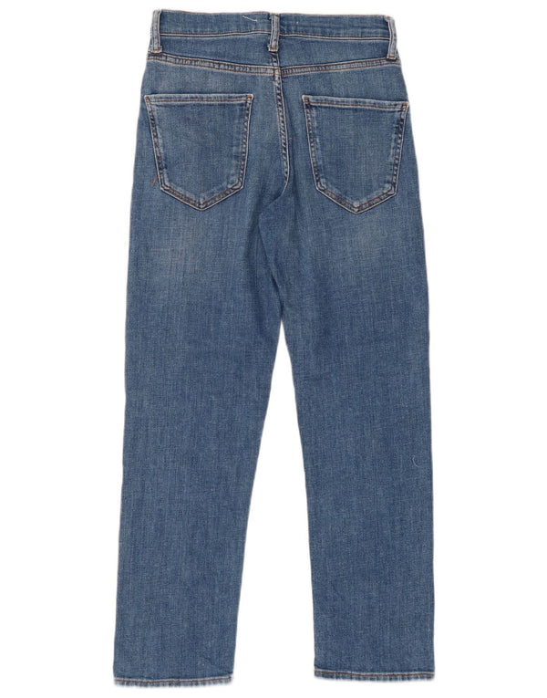 Женские прямые джинсы ZARA EU 38, маленькие W28 L27, синие