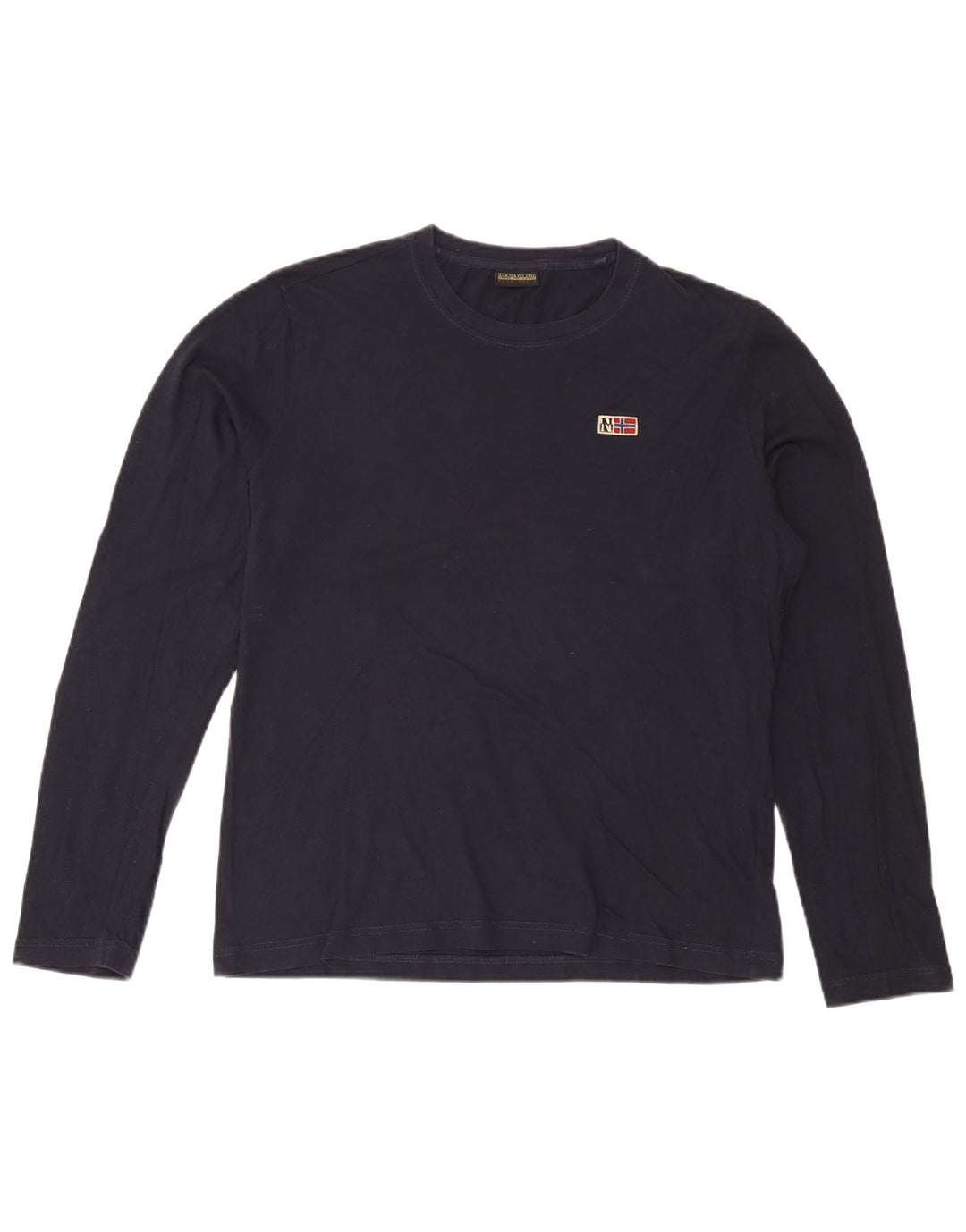 Мужской топ Napapijri с длинным рукавом, большой, темно-синий