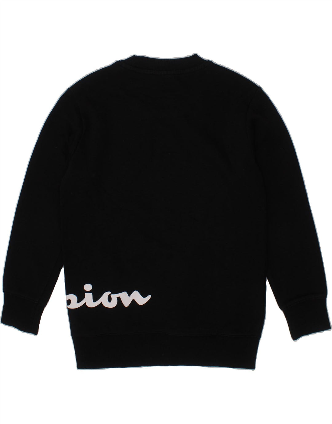 CHAMPION Boys Graphic Sweatshirt Jumper 7-8 Years Small Black Cotton Vintage Champion and Second-Hand Champion from Messina Hembry 