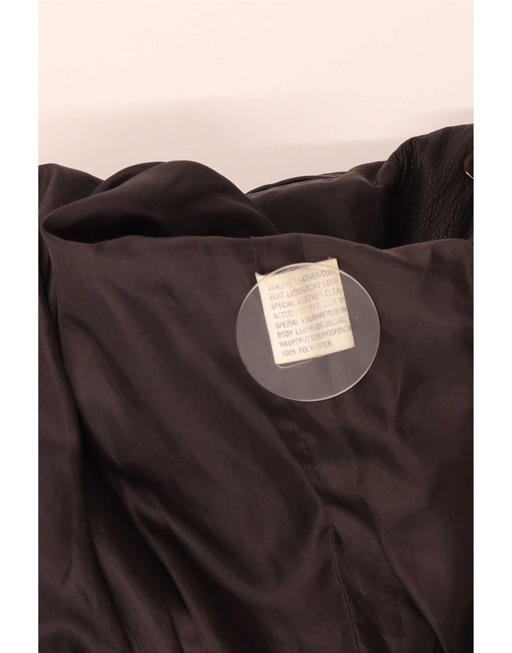 Винтажная мужская кожаная куртка UK 42 XL Коричневая