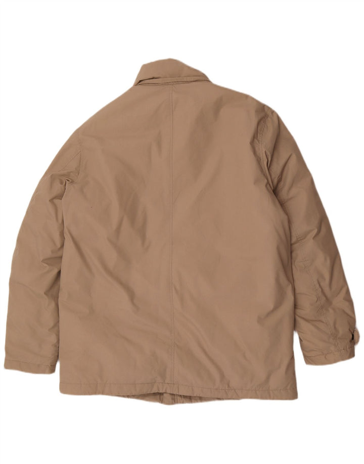 Мужская стеганая куртка Sergio Tacchini UK 42 XL бежевый полиэстер