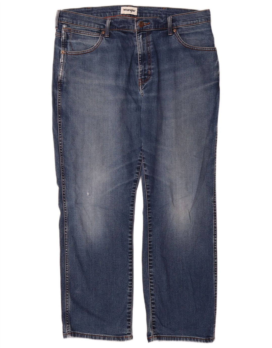 Мужские прямые джинсы Wrangler Texas W36 L30, синий хлопок