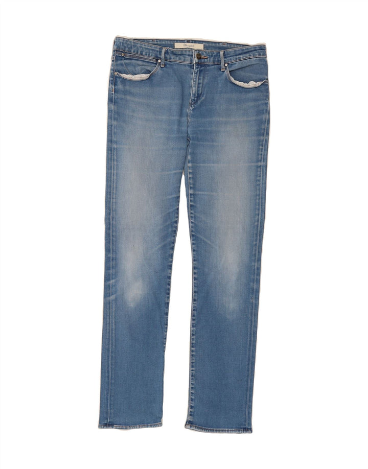 WRANGLER Womens Slim Jeans W31 L32 Blue Cotton Vintage Wrangler and Second-Hand Wrangler from Messina Hembry 