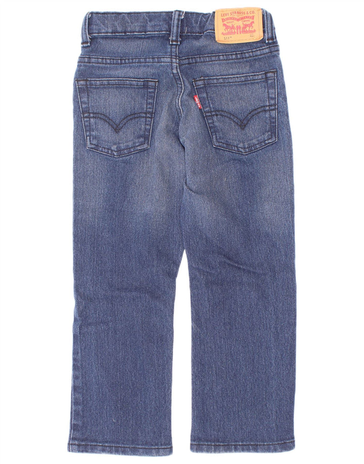 Джинсы Levi's 511 Slim для мальчиков 3–4 лет W20 L18, синий хлопок
