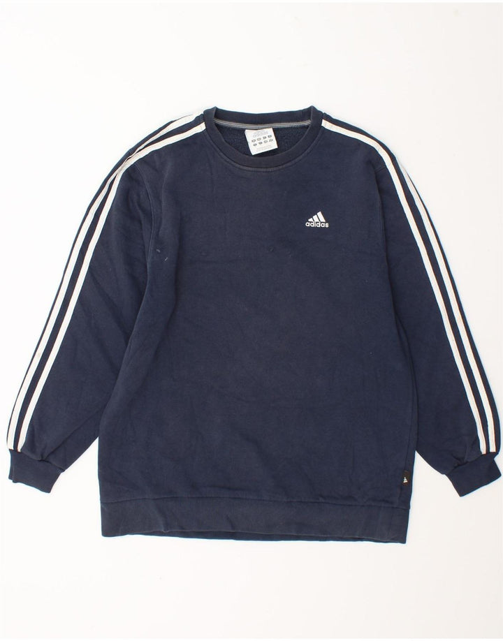 Мужской свитер Adidas, маленький темно-синий, хлопок