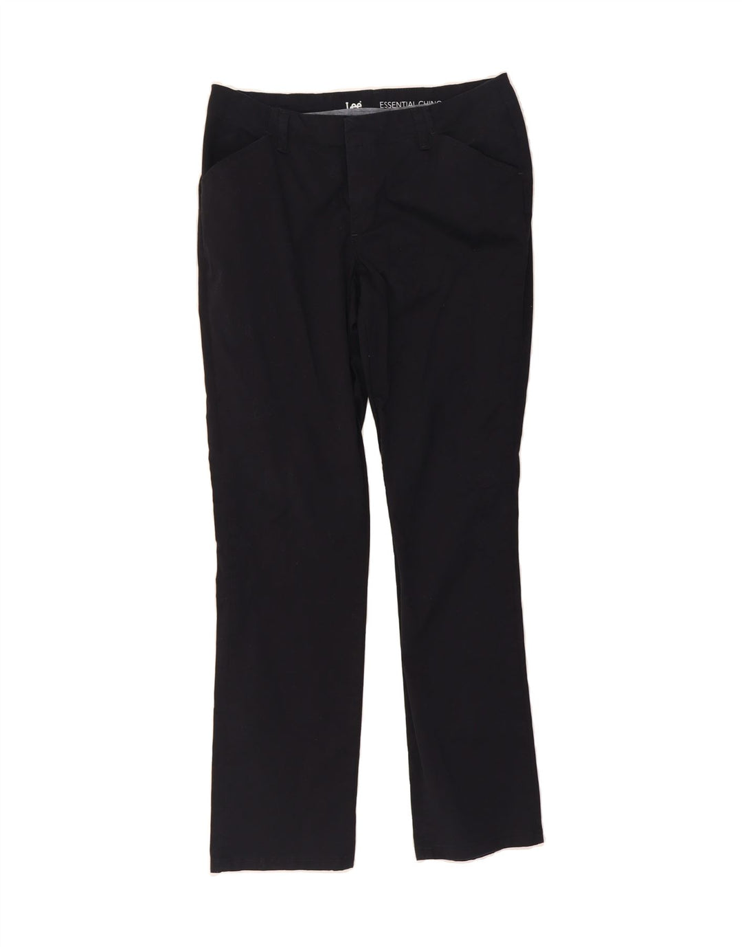 LEE Womens Slim Chino Trousers US 8 Medium W30 L31 Black Cotton Vintage Lee and Second-Hand Lee from Messina Hembry 