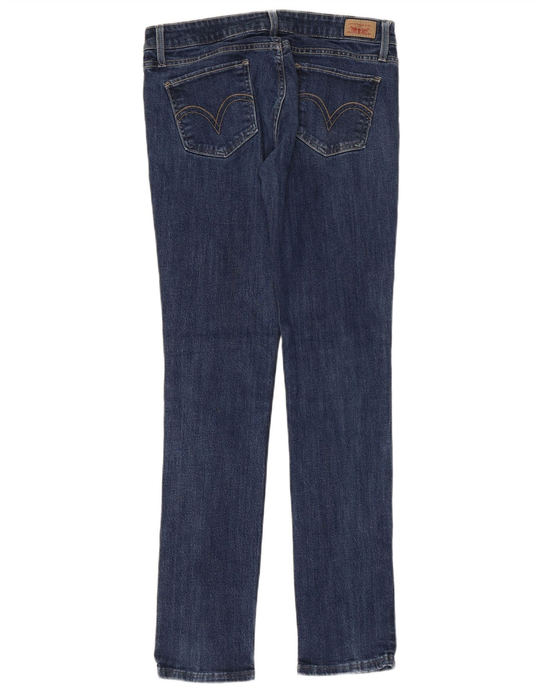 Женские джинсы Levi's 524 Super Low Skinny US 9 Medium W32 L31 Синий хлопок