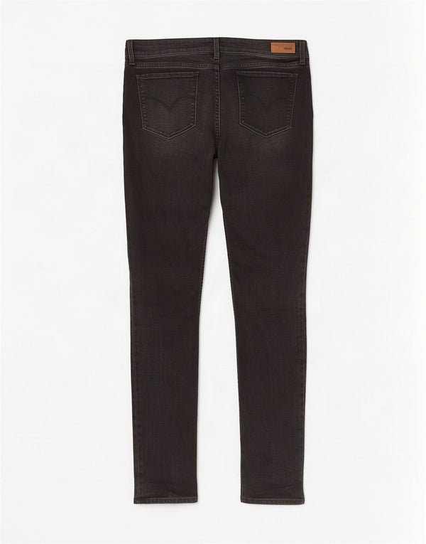 Женские джинсы скинни Levi's Demi Curve со средней посадкой США 16 2XL W33 L29 Серые