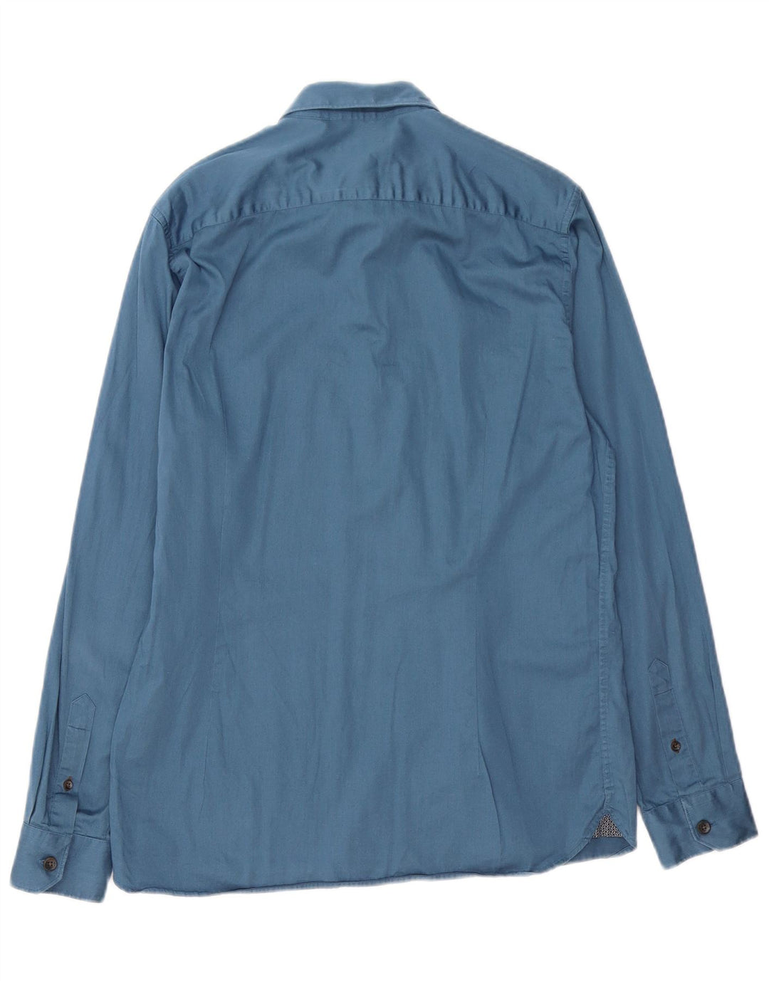 Мужская рубашка Ted Baker, размер 4, большая синяя хлопковая