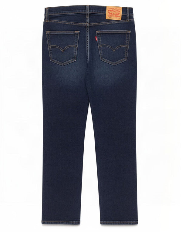 Мужские джинсы Levi's 511 Slim W33 L30 Темно-синие, хлопок