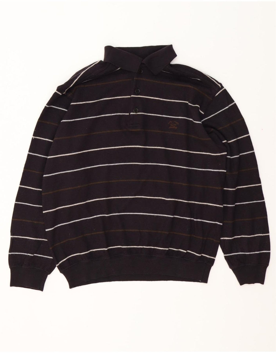 Мужской свитер-поло для яхтинга PAUL & SHARK, средний темно-синий