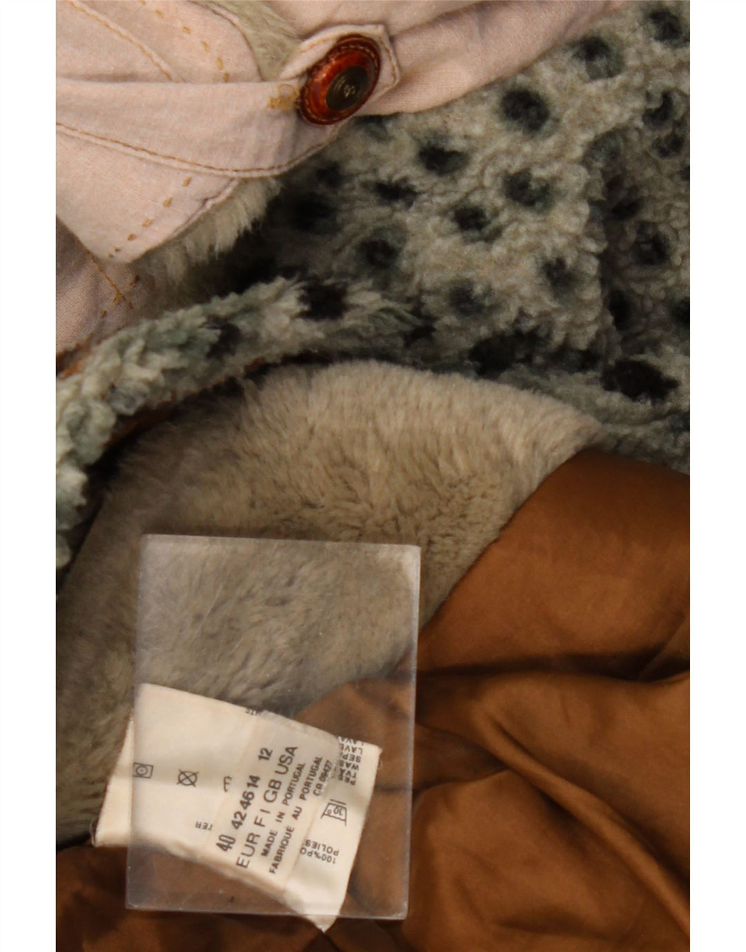 Женская флисовая куртка VINTAGE UK 14, большой зеленый цвет, полиэстер Fair Isle