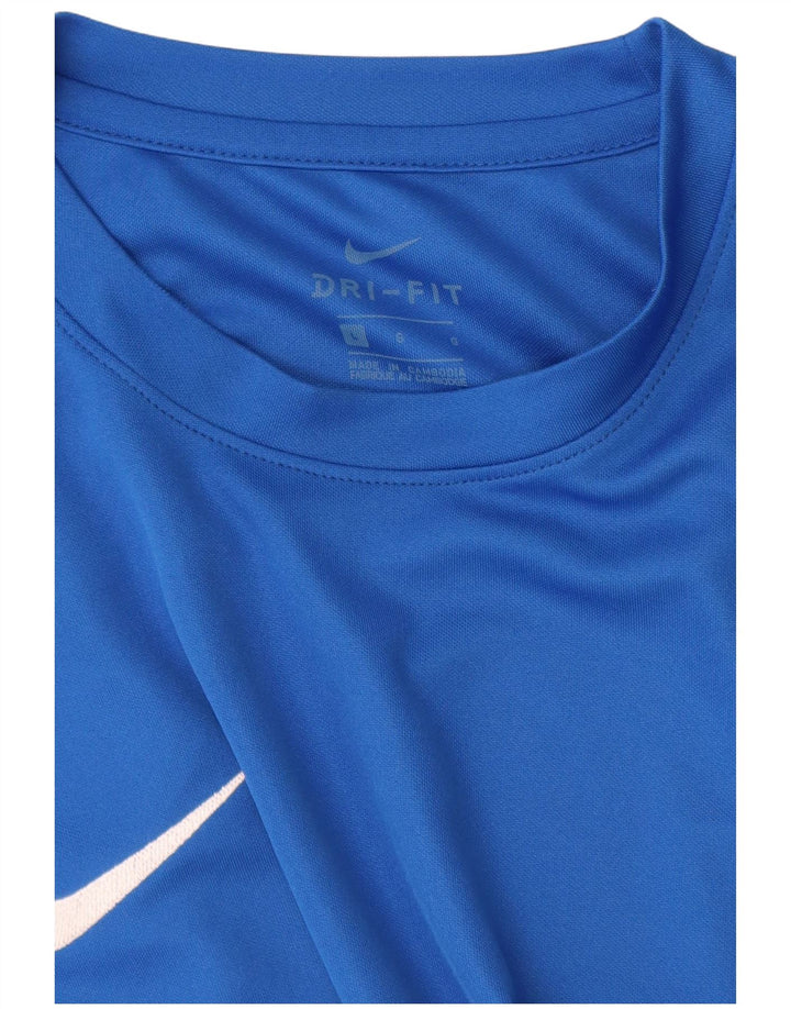 Мужская футболка Nike Dri Fit, большая синяя