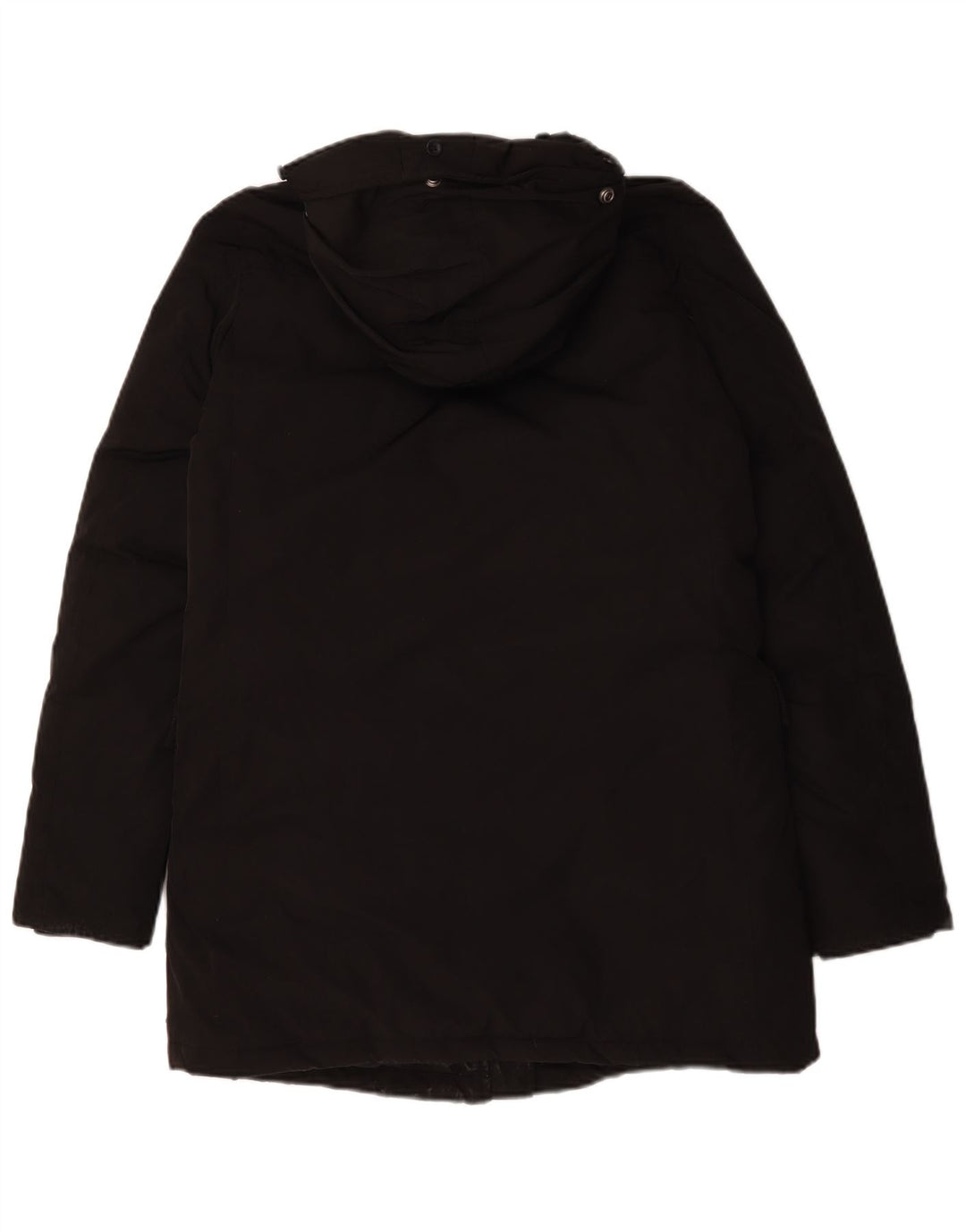 Женское стеганое пальто с капюшоном Maison Scotch UK 14, средний черный полиэстер
