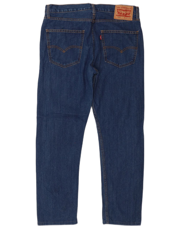 Мужские зауженные джинсы Levi's 508 W32 L30 синие, хлопок