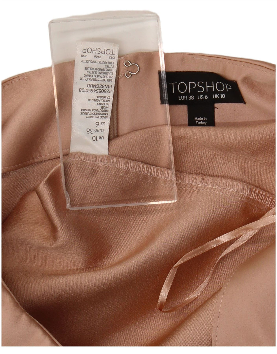Женские шорты Topshop UK 10, маленькие W28, розовый полиэстер