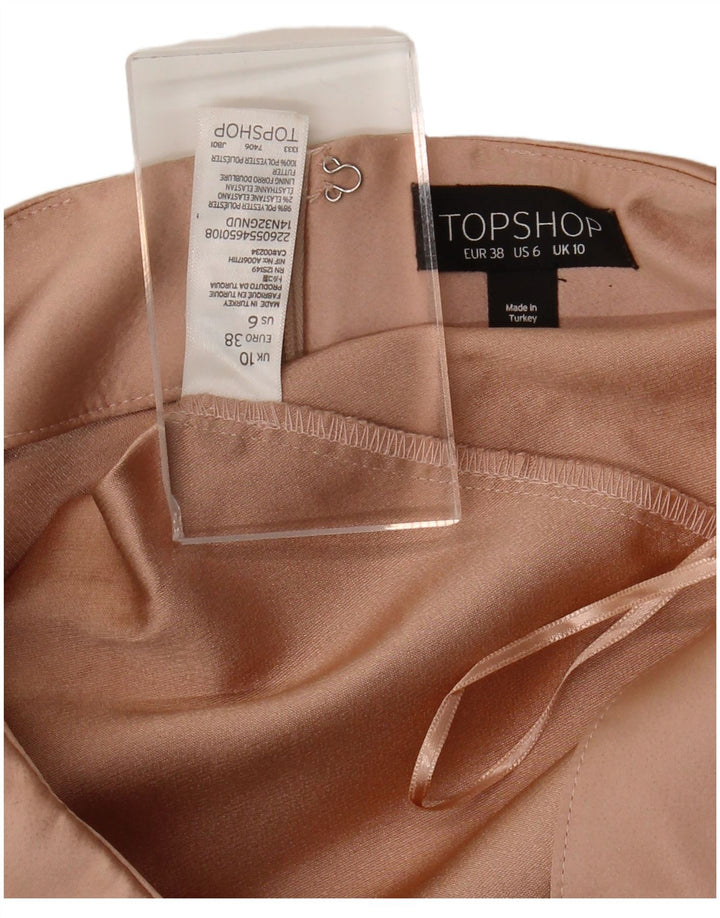 Женские шорты Topshop UK 10, маленькие W28, розовый полиэстер