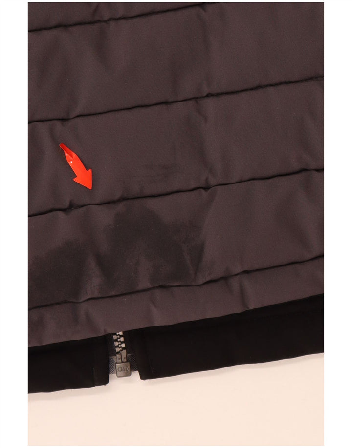 Мужская двусторонняя стеганая куртка NAUTICA UK 40, большая, черная, полиэстер