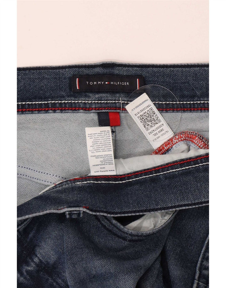 Мужские узкие джинсы Tommy Hilfiger W36 L32, синие, хлопок
