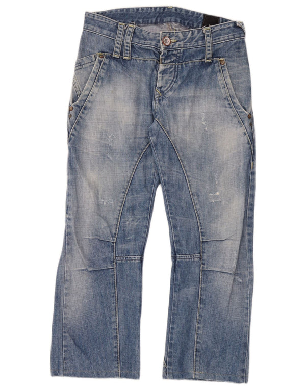 Мужские укороченные джинсы-карго Jack & Jones W30 L25 синие