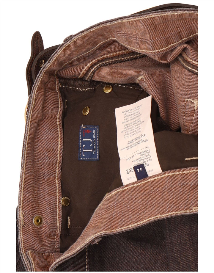 Trussardi Женская джинсовая юбка IT 44 Medium W32 Коричневый хлопок