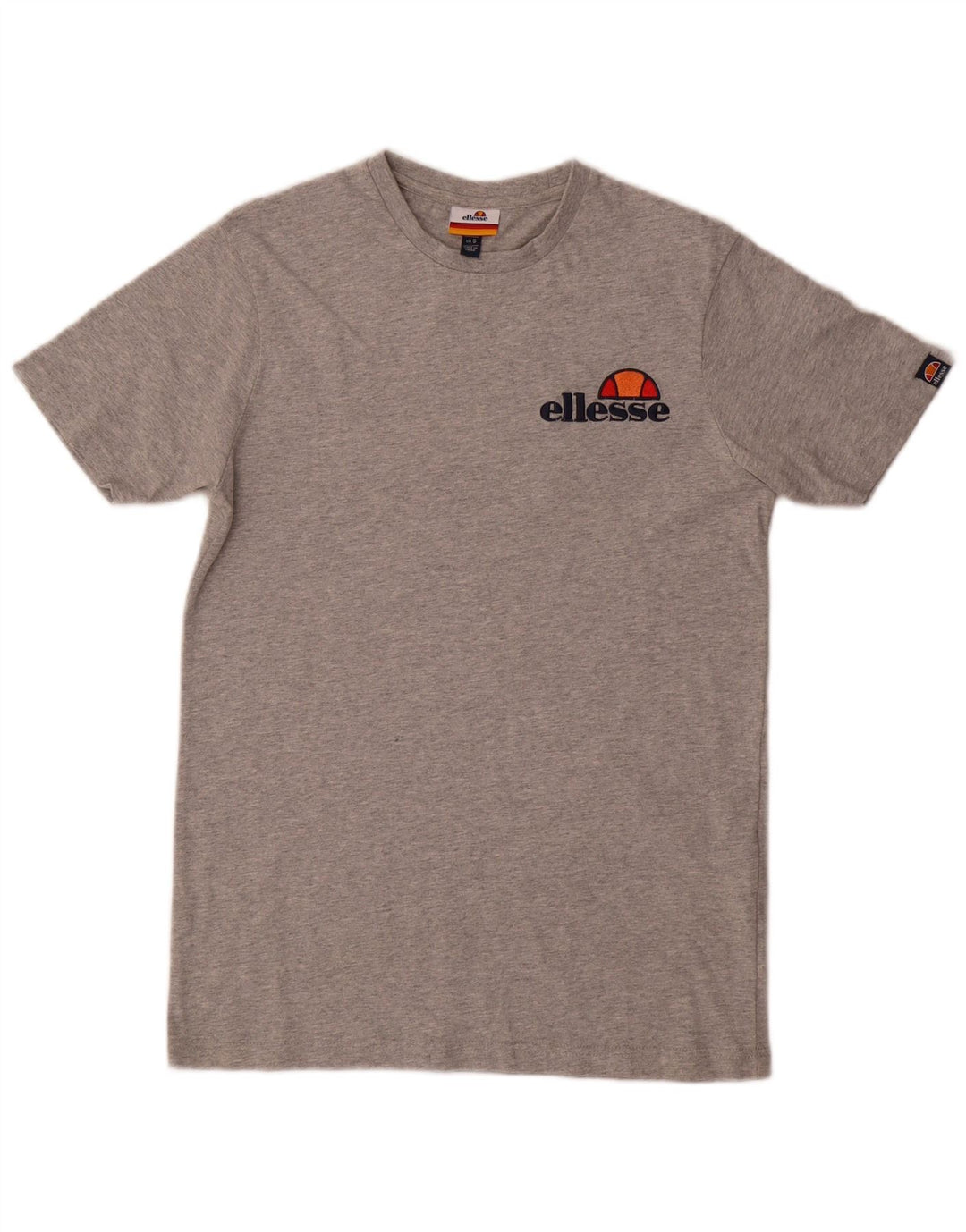 Мужская футболка Ellesse с рисунком, маленький серый хлопок с крапинками