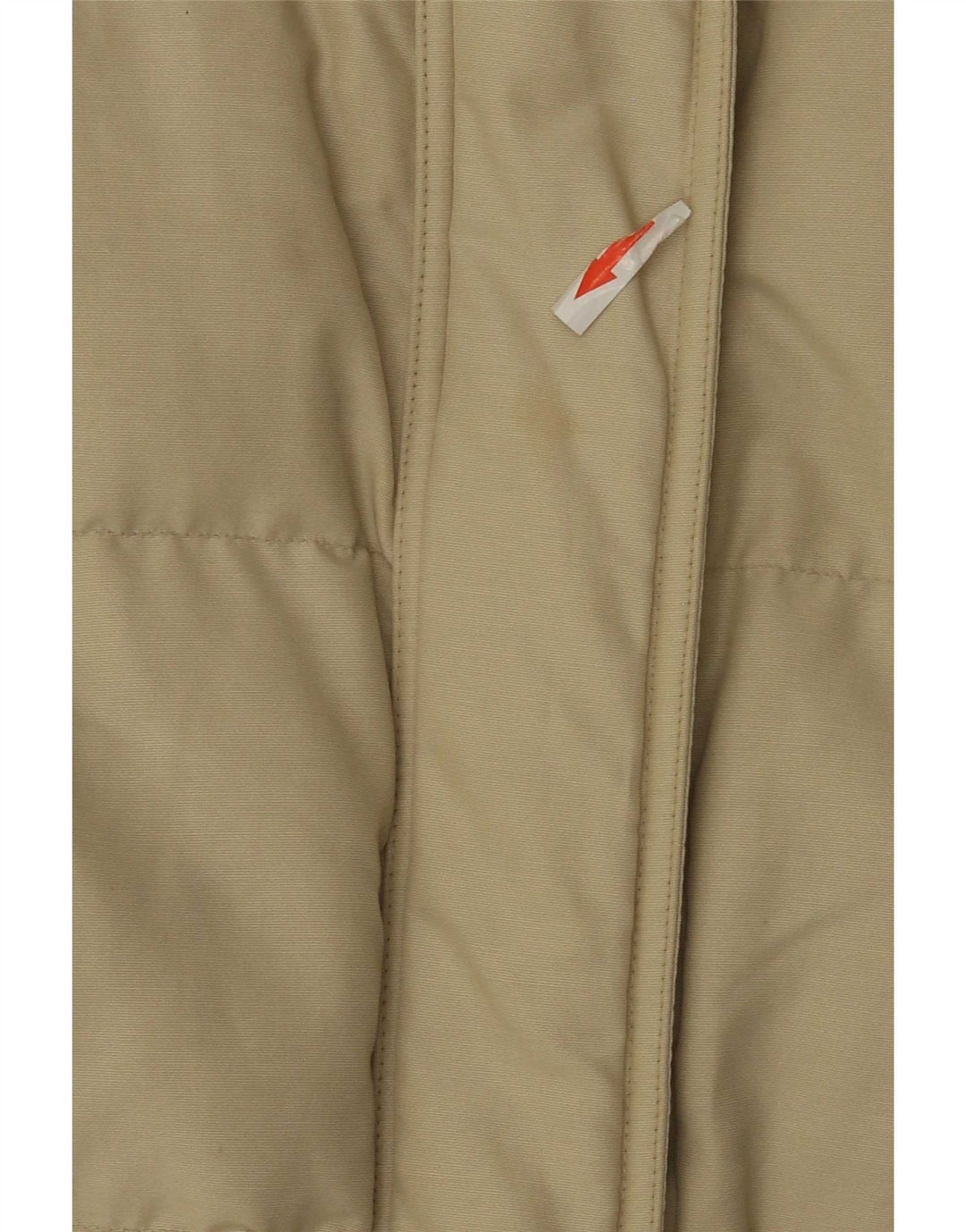 Женское длинное стеганое пальто Woolrich UK 10, маленький размер, бежевый нейлон