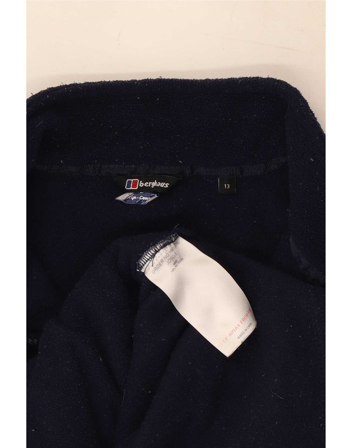 Флисовая куртка Berghaus для мальчиков 12–13 лет Темно-синяя, полиэстер