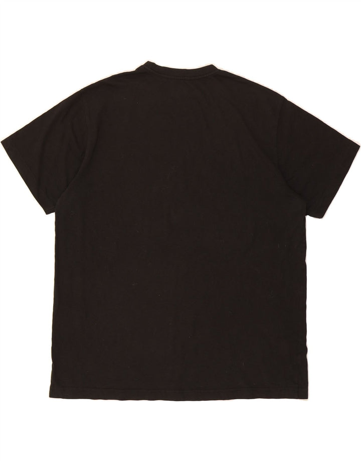 EDDIE BAUER Mens T-Shirt Top XL Black Cotton Vintage Eddie Bauer and Second-Hand Eddie Bauer from Messina Hembry 