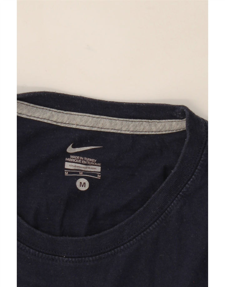 NIKE Mens Graphic T-Shirt Top Medium Navy Blue Vintage Nike and Second-Hand Nike from Messina Hembry 