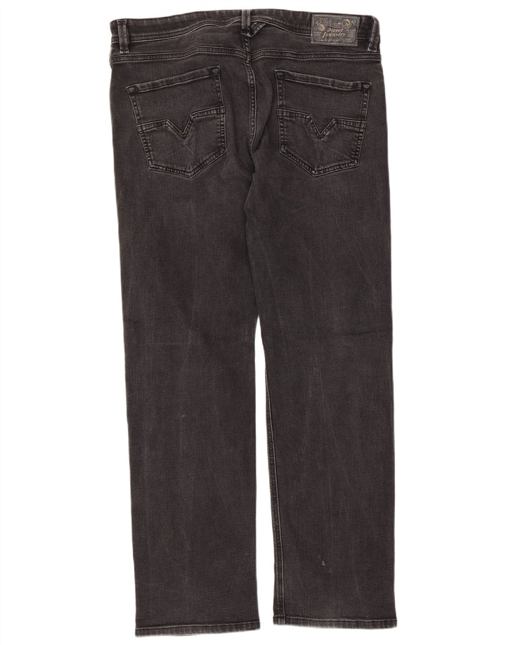 Женские прямые джинсы Diesel Regular Larkee W36 L30, черный хлопок