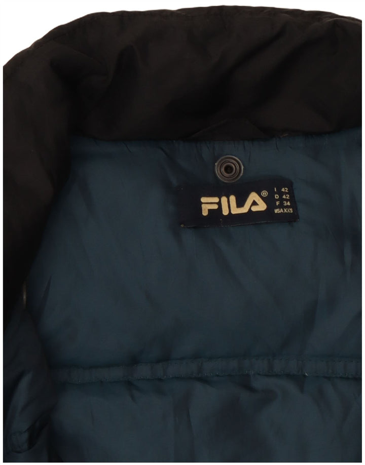 Женская стеганая куртка FILA IT 42 Medium Black Nylon