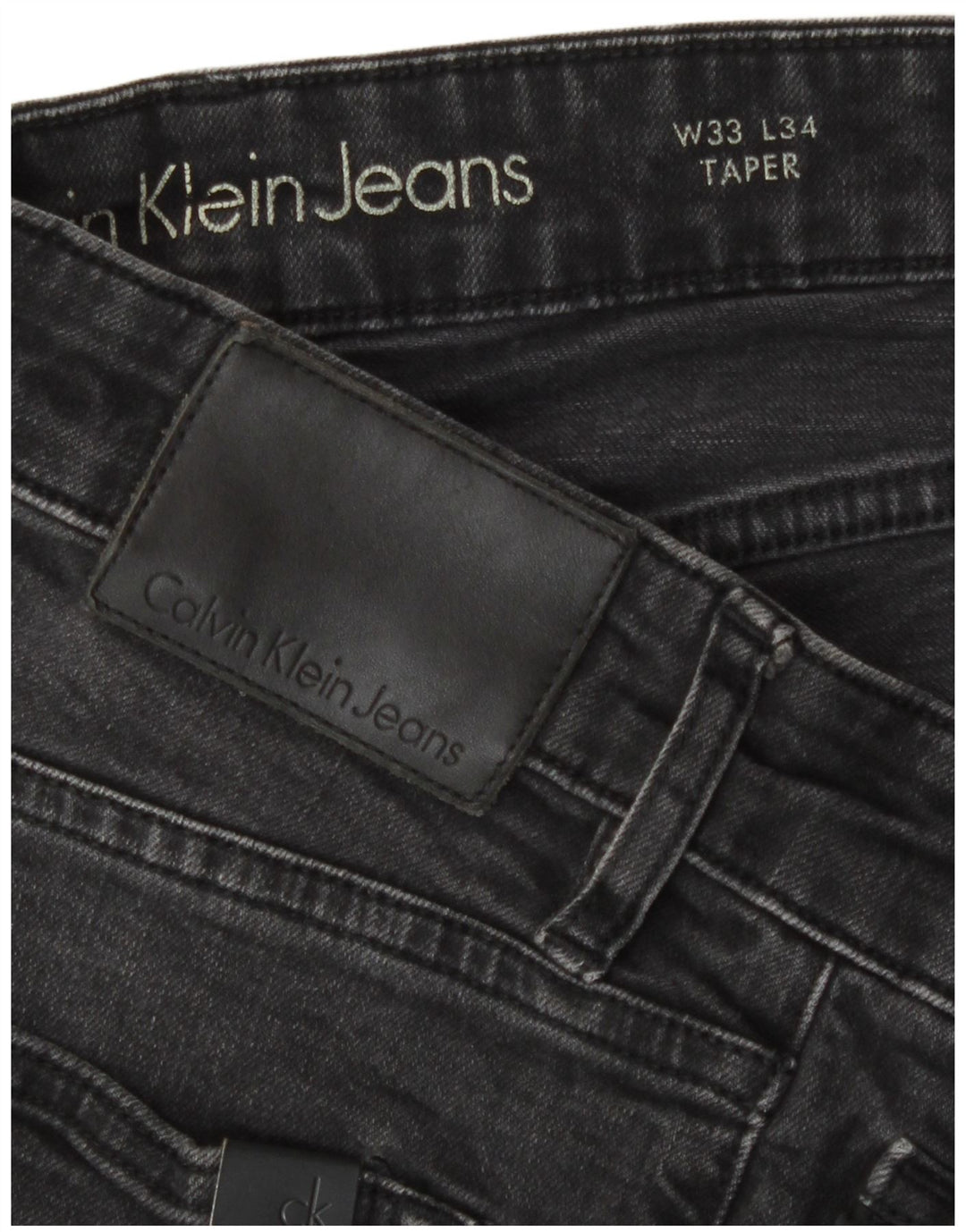 Мужские зауженные джинсы Calvin Klein W33 L29, серый хлопок