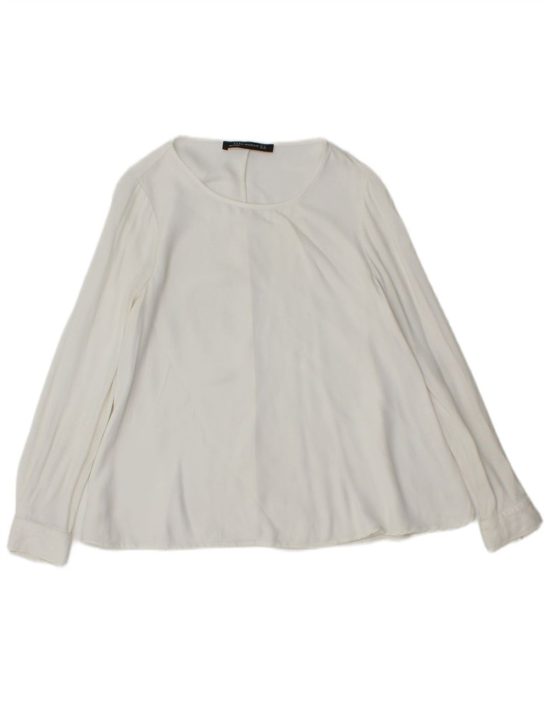 Женская блузка с длинным рукавом Zara UK 6 XS, белая