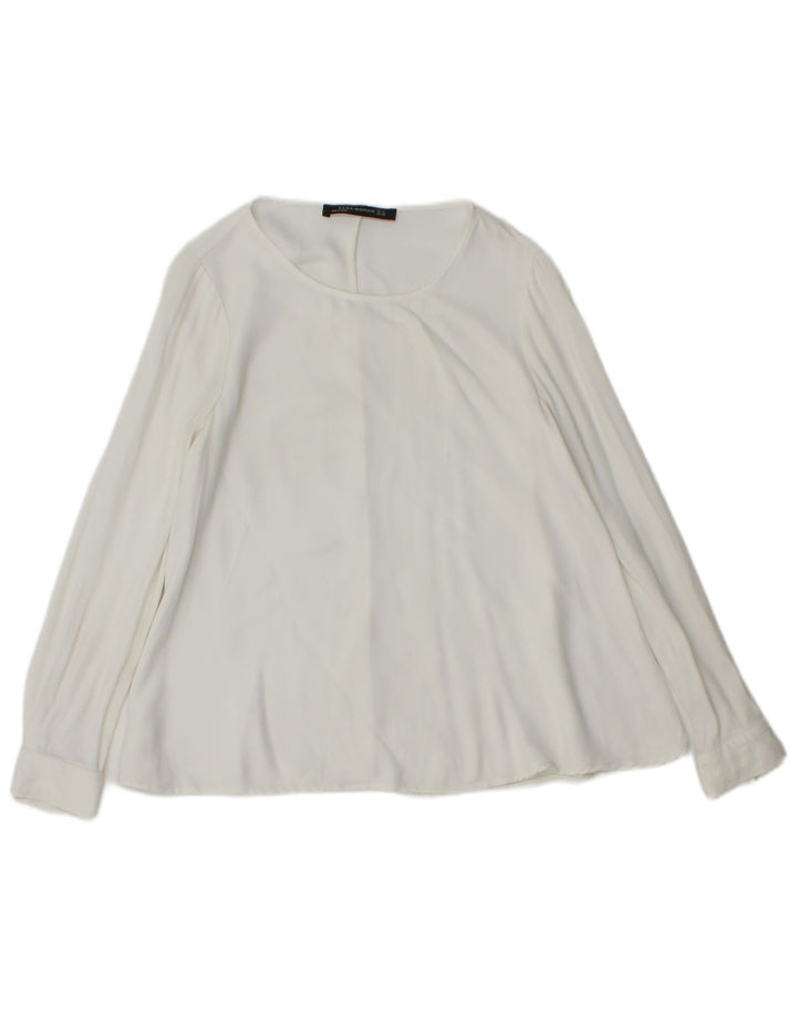 Женская блузка с длинным рукавом Zara UK 6 XS, белая