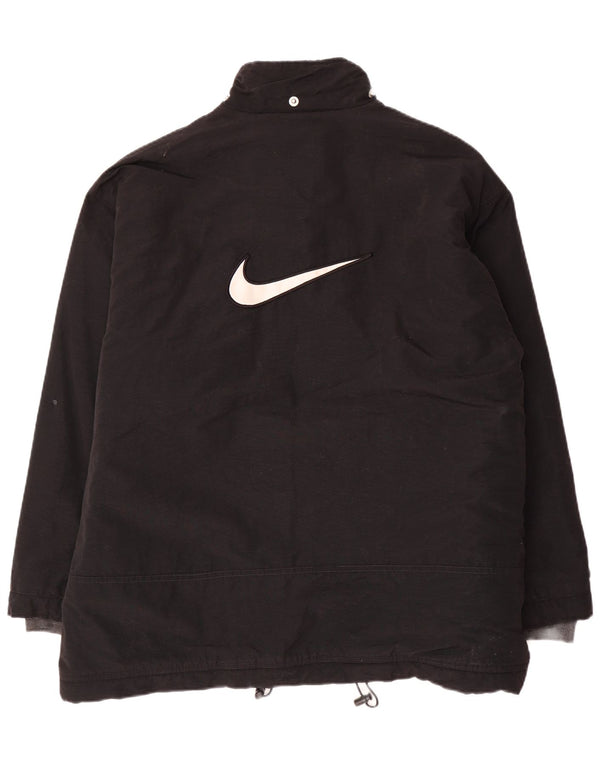 Мужская ветровка Nike UK 42/44, большая черная нейлоновая куртка